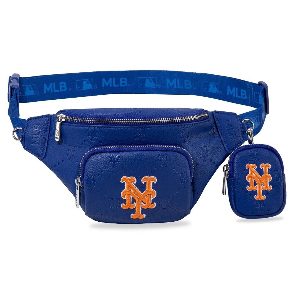 MLB New York Mets Team Fanny Pack Belt Sling Bag - Picture 5 of 6
